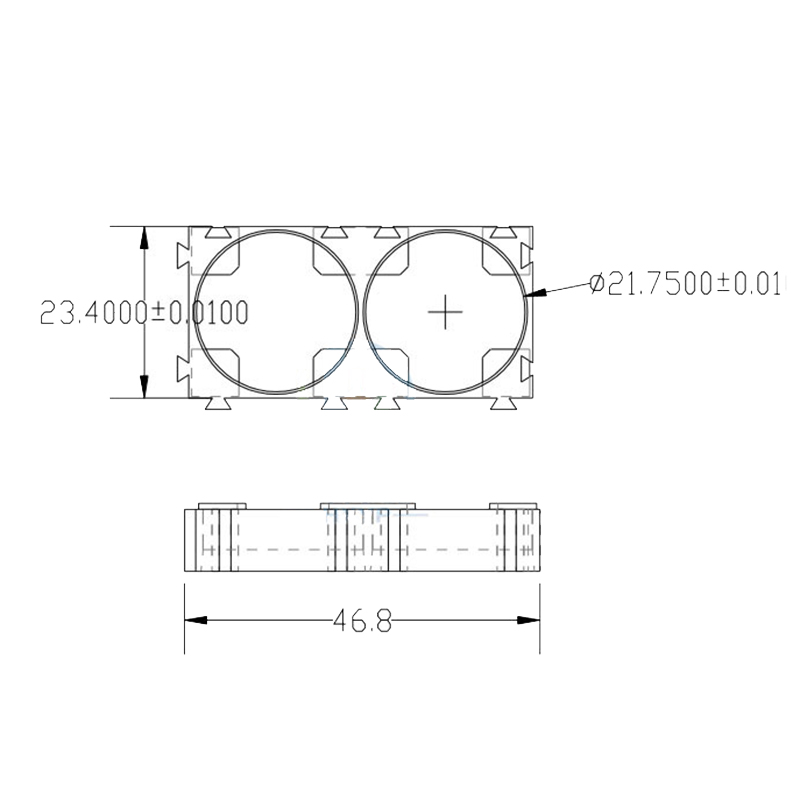 21700 battery holder splicing 2P size