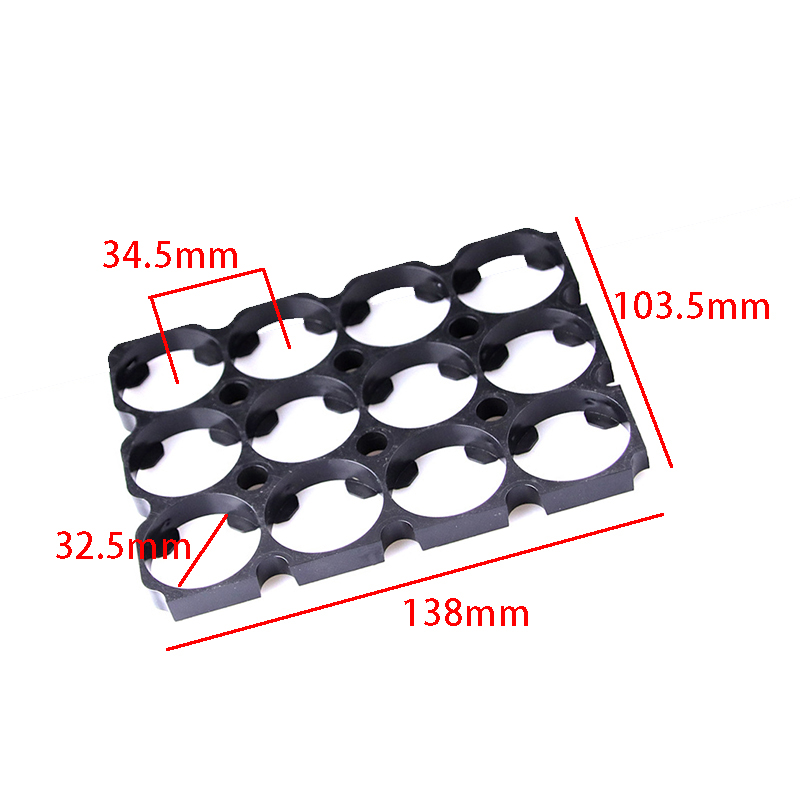 32650 battery holder 3x4 size