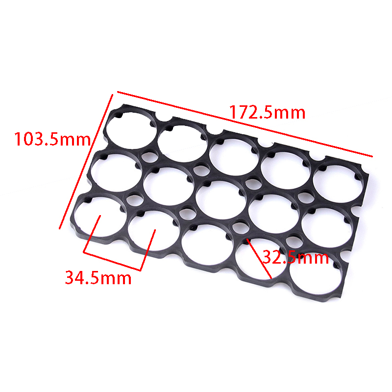 32650 battery holder 3x5 battery spacer size